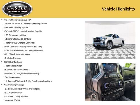 Used 2021 GMC Sierra 1500 SLT w/ SLT Premium Plus Package AWD/4WD image 7