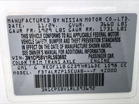 Used 2024 Nissan Kicks S image 33