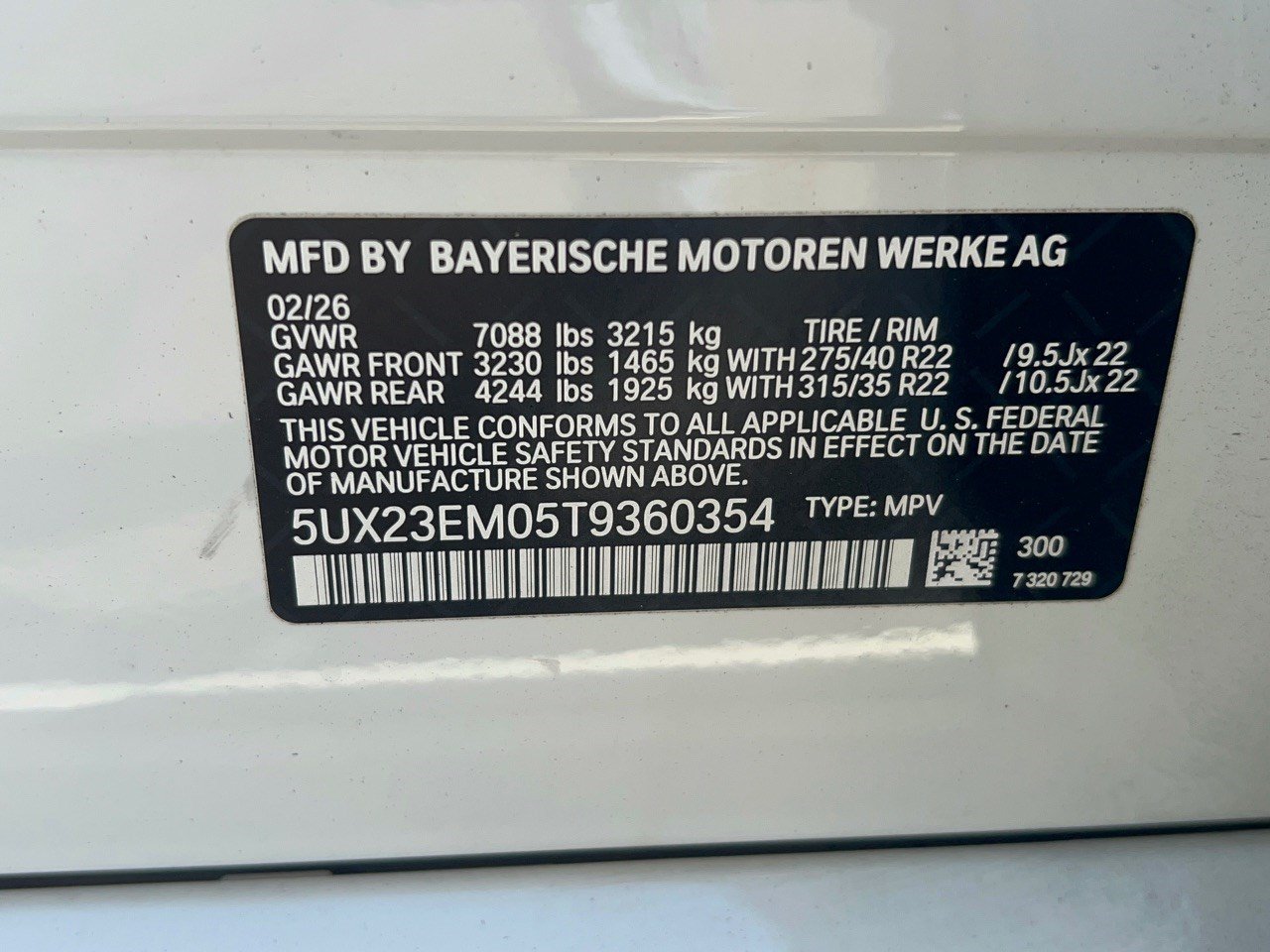 Certified 2026 BMW X7 xDrive40i AWD/4WD image 31