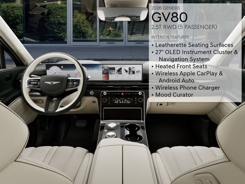 New 2026 Genesis GV80 2.5T RWD image 17