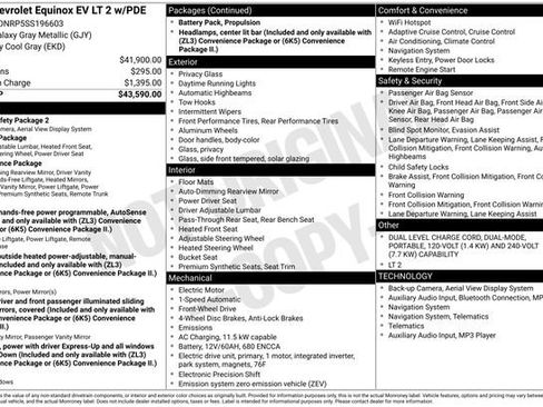 Certified 2025 Chevrolet Equinox EV LT image 13