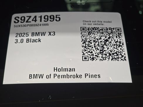 Certified 2025 BMW X3 xDrive30i AWD/4WD image 23