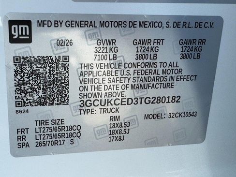 New 2026 Chevrolet Silverado 1500 Custom Trail Boss image 15