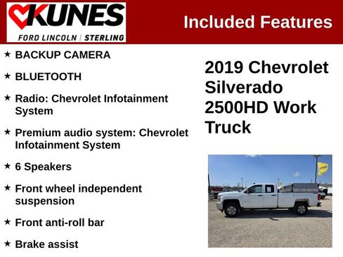 Used 2019 Chevrolet Silverado 2500 W/T w/ WT Convenience Package AWD/4WD image 2