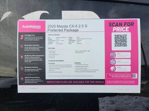 Used 2025 MAZDA CX-5 AWD 2.5 S w/ Preferred Package image 17
