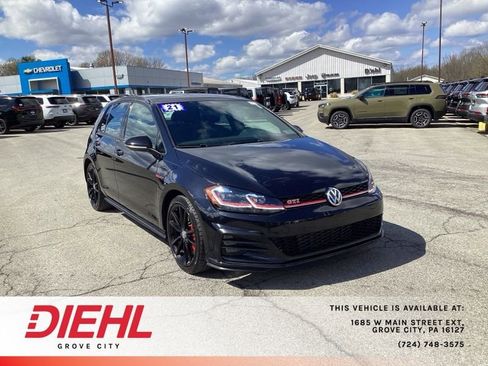 Used 2021 Volkswagen GTI 4-Door FWD image 1