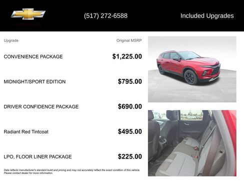 Used 2024 Chevrolet Blazer LT w/ Convenience Package FWD image 5