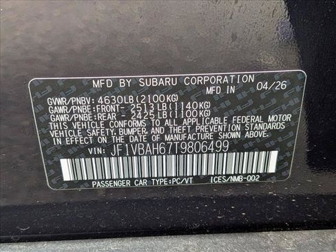 New 2026 Subaru WRX Premium AWD/4WD image 19