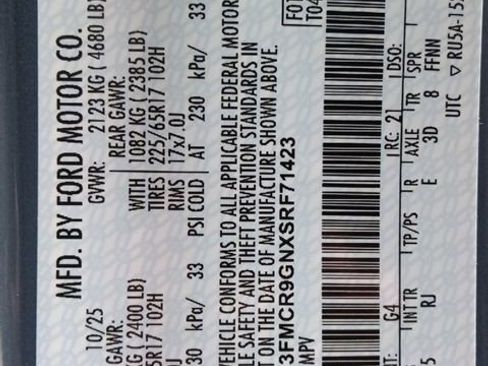 New 2025 Ford Bronco Sport Heritage w/ Convenience Package image 36