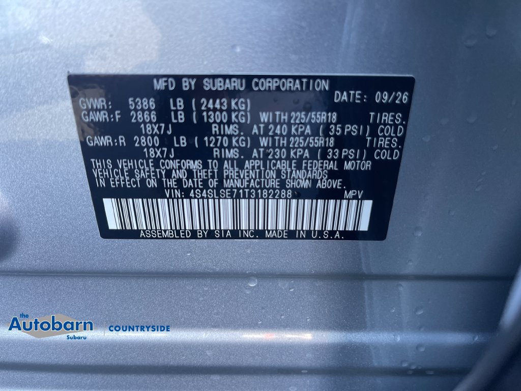 New 2026 Subaru Forester Touring AWD/4WD image 30