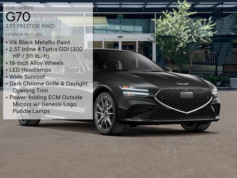 New 2026 Genesis G70 2.5T Prestige image 3