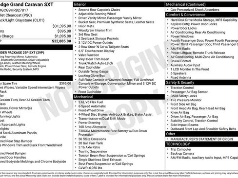 Used 2017 Dodge Grand Caravan SXT image 9