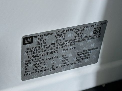 Used 2018 Chevrolet Equinox LT w/ Sun & Infotainment Package image 12