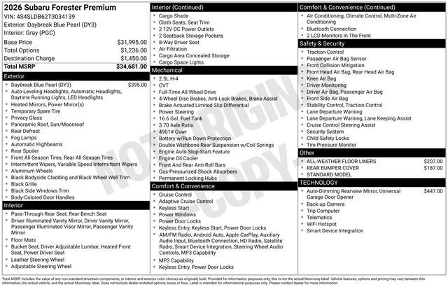 Used 2026 Subaru Forester Wilderness AWD/4WD image 3