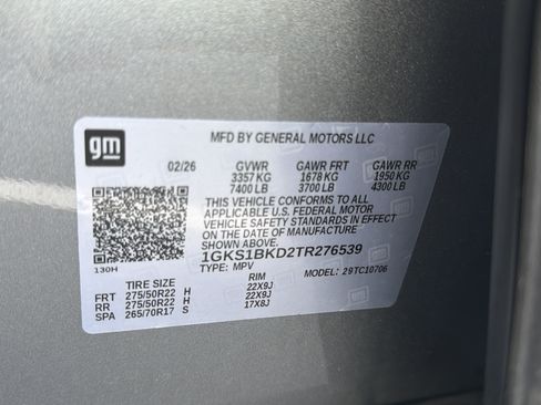 Used 2026 GMC Yukon Elevation RWD image 37