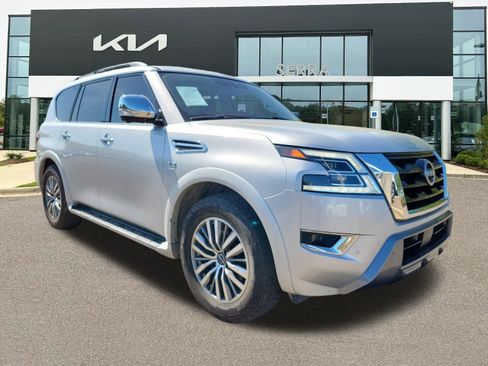 Used 2021 Nissan Armada SL w/ Captain's Chairs Package RWD image 1