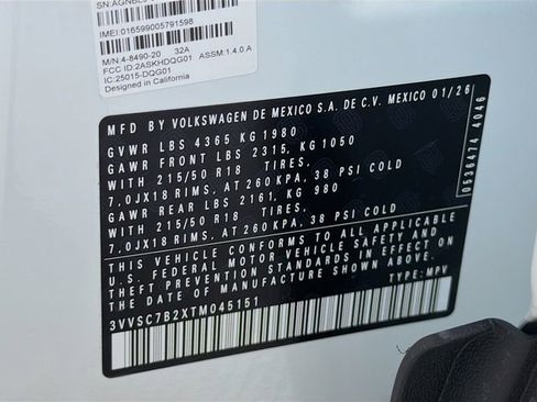 New 2026 Volkswagen Taos SE image 31