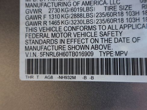 New 2026 Honda Odyssey EX-L image 36