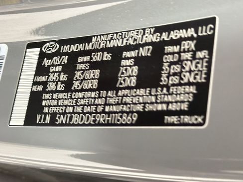 Used 2024 Hyundai Santa Cruz SEL image 19