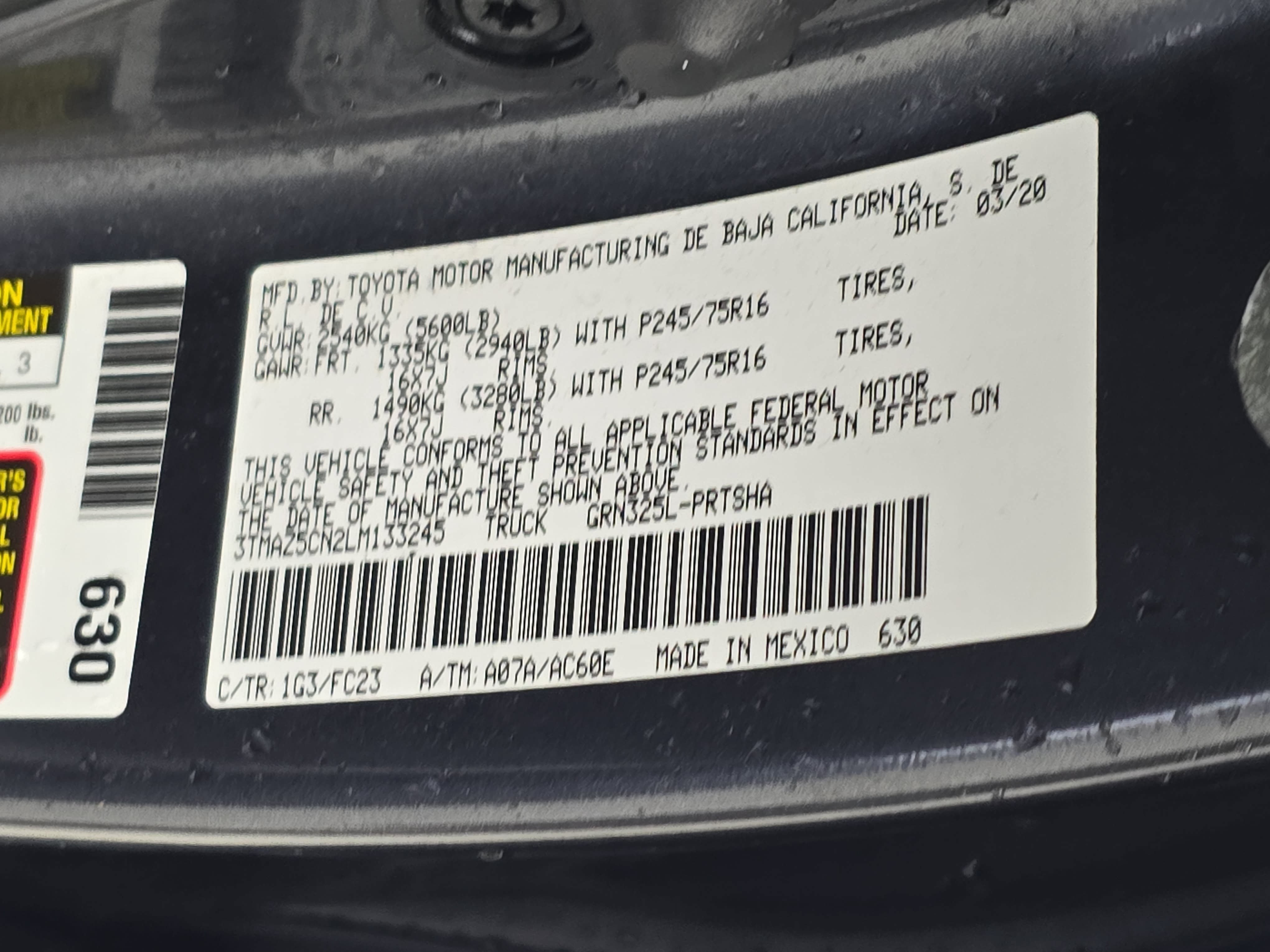 Used 2020 Toyota Tacoma SR5 RWD image 33