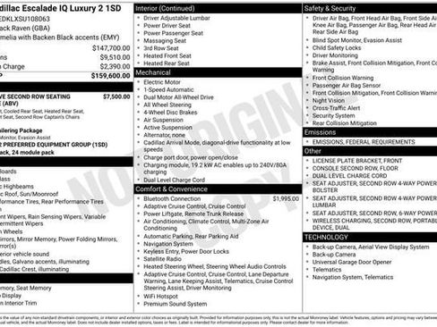 New 2025 Cadillac Escalade IQ Luxury 2 image 30