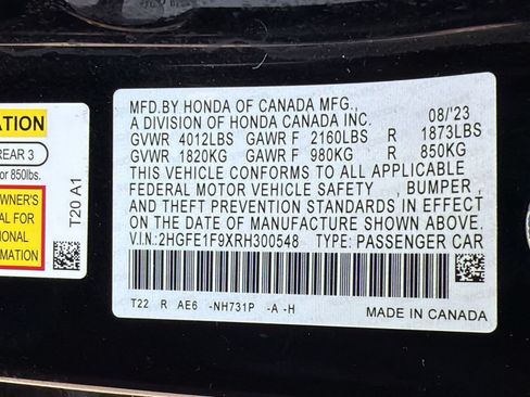 Used 2024 Honda Civic Touring image 24