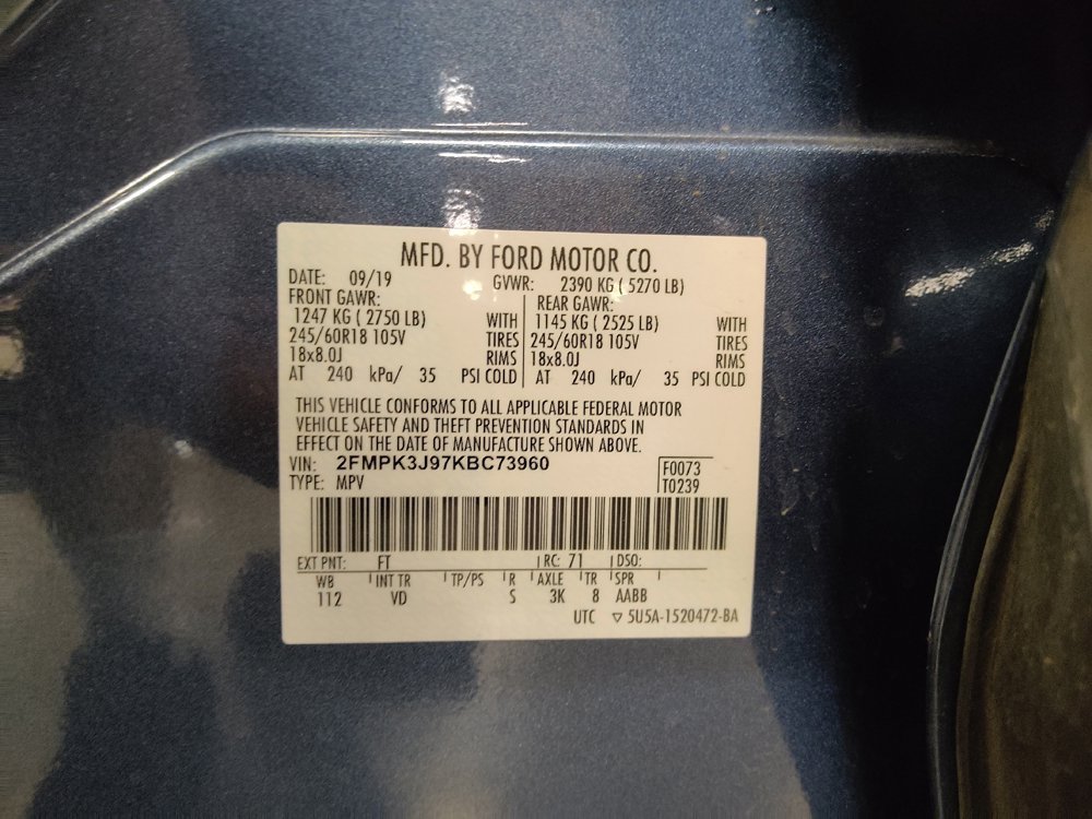 Used 2019 Ford Edge SEL w/ Equipment Group 201A FWD image 33