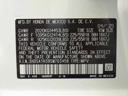 Certified 2025 Acura ADX FWD image 34
