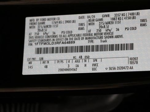 Used 2024 Ford F150 XLT w/ Equipment Group 303A High AWD/4WD image 32