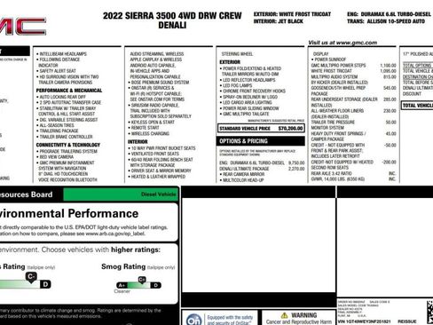 Used 2022 GMC Sierra 3500 Denali w/ Denali Ultimate Package AWD/4WD image 13