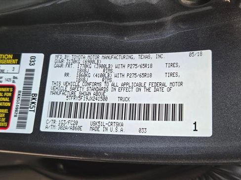 Used 2018 Toyota Tundra SR5 w/ SR5 Upgrade Package image 22