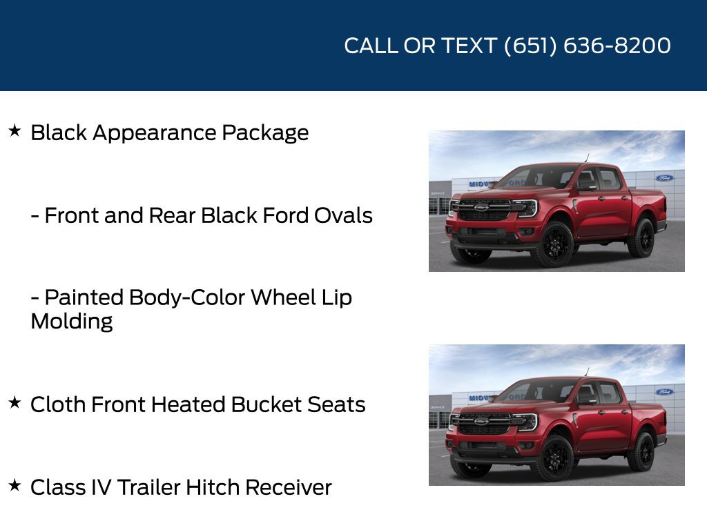 New 2026 Ford Ranger XLT w/ Equipment Group 301A High AWD/4WD image 13