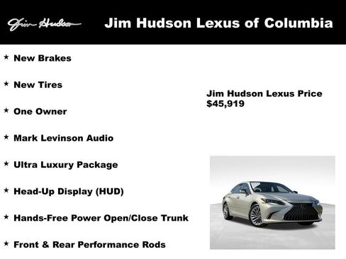 Certified 2023 Lexus ES 350 Ultra Luxury w/ Accessory Package (Z1) FWD image 4