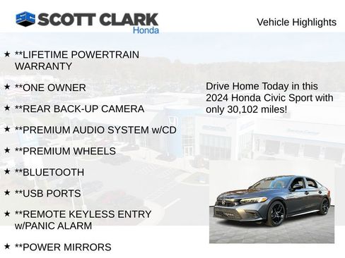 Used 2024 Honda Civic Sport image 11