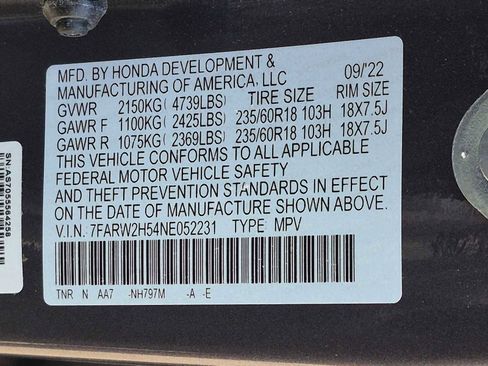 Certified 2022 Honda CR-V EX image 34