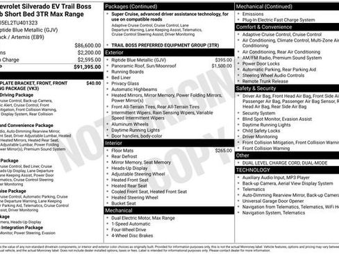 New 2026 Chevrolet Silverado EV Trail Boss AWD/4WD image 18