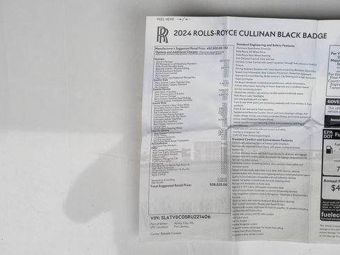 Used 2024 Rolls-Royce Cullinan Black Badge w/ Driver's Package AWD/4WD image 90