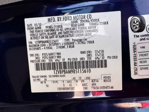 Used 2011 Ford Mustang Coupe w/ 101A Rapid Spec Order Code RWD image 11