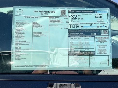 New 2026 Nissan Rogue SV image 13