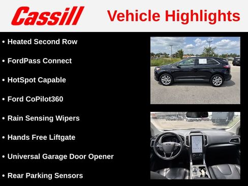 Used 2022 Ford Edge Titanium w/ Equipment Group 301A AWD/4WD image 13