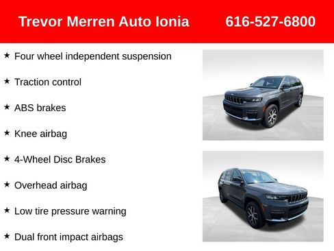 Used 2024 Jeep Grand Cherokee L Limited AWD/4WD image 37