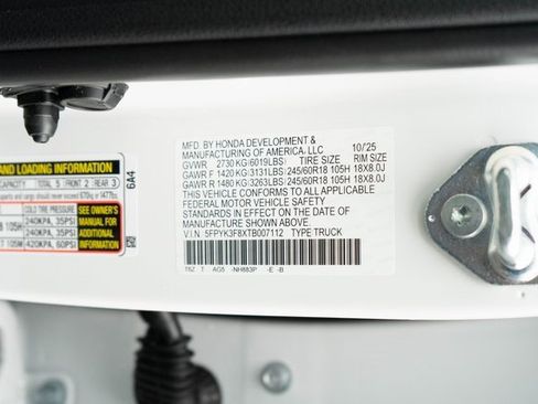 New 2026 Honda Ridgeline Black Edition image 30