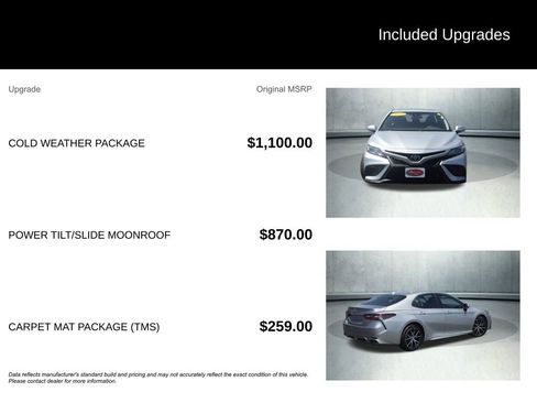 Used 2022 Toyota Camry SE w/ Cold Weather Package AWD/4WD image 3