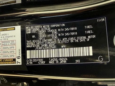 Used 2025 Toyota Land Cruiser 1958 AWD/4WD image 35