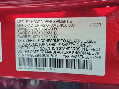 Used 2024 Honda Accord EX-L image 24