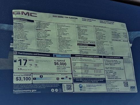 New 2025 GMC Sierra 1500 Elevation image 15