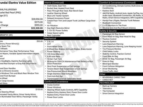 Used 2020 Hyundai Elantra Value Edition FWD image 15