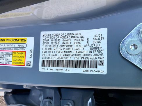Used 2024 Honda Civic EX image 33