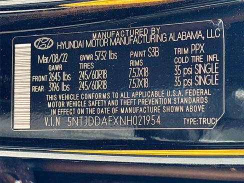 Used 2022 Hyundai Santa Cruz SEL Premium AWD/4WD image 36