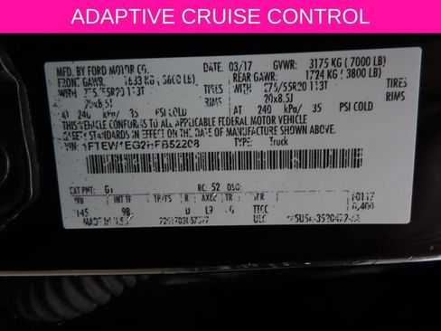 Used 2017 Ford F150 Platinum w/ Equipment Group 701A Luxury image 18